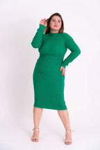 Conjunto Trançado Saia com Cropped