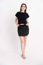 Conjunto Plissado Lurex