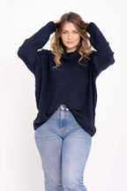 Blusa Plus Size Feminina Gola Alta