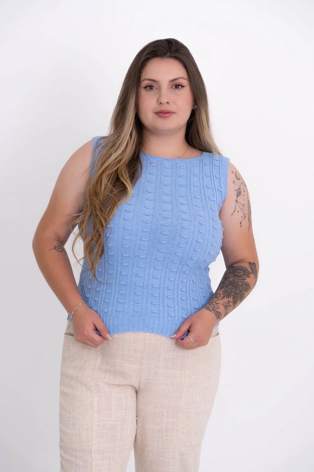 Regatinha Pipoca Canelada