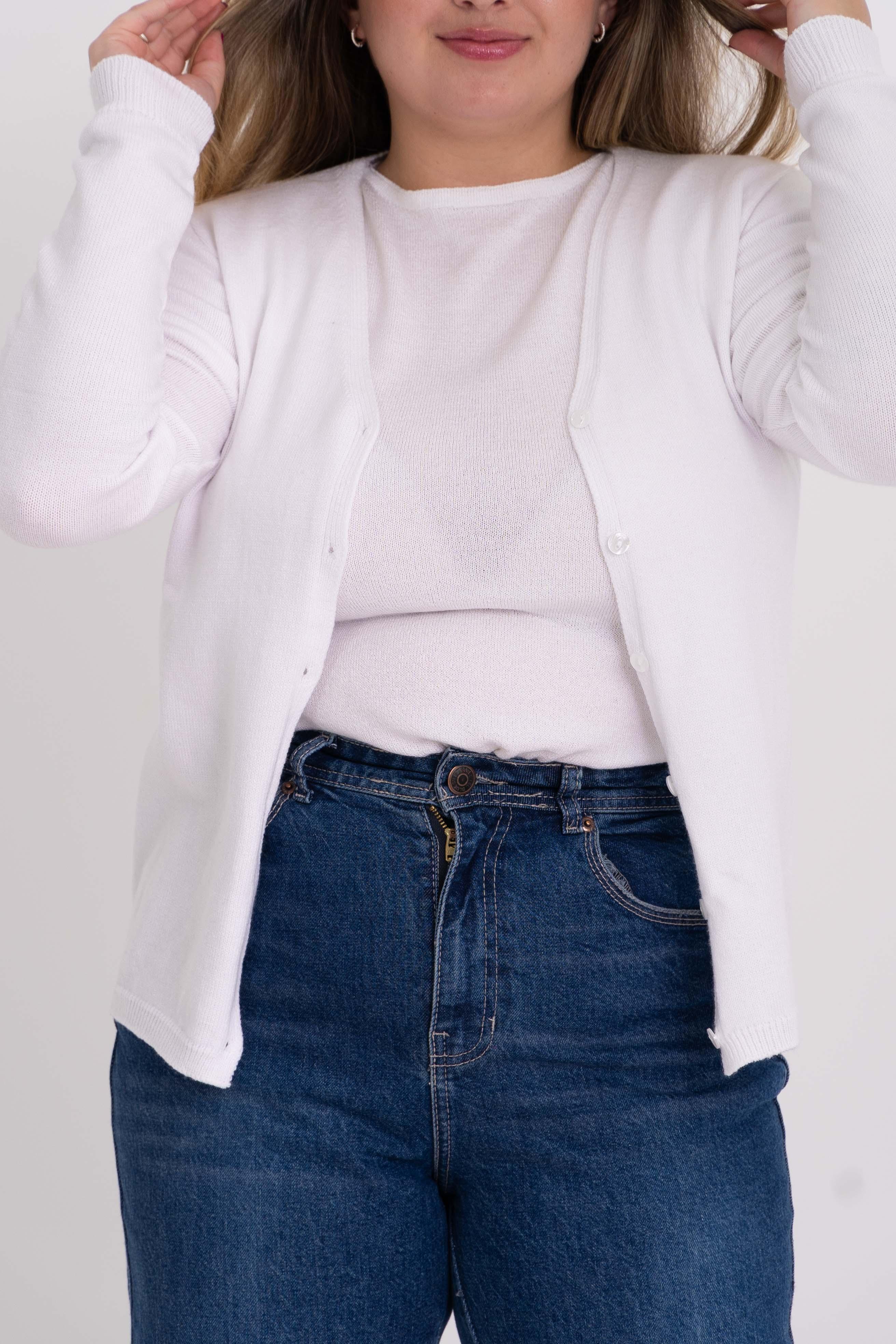 Casaco liso de modal