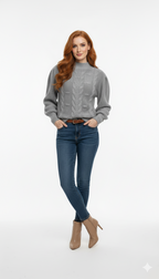 Blusa Trançada Pipoquinha