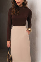 SAIA MIDI ALFAIATARIA TWILL
