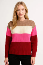 Blusa Listrada Mousse