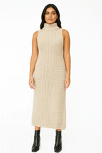 Vestido Mousse Trançado Longo