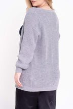 Casaco de Tricot Ponto Fang