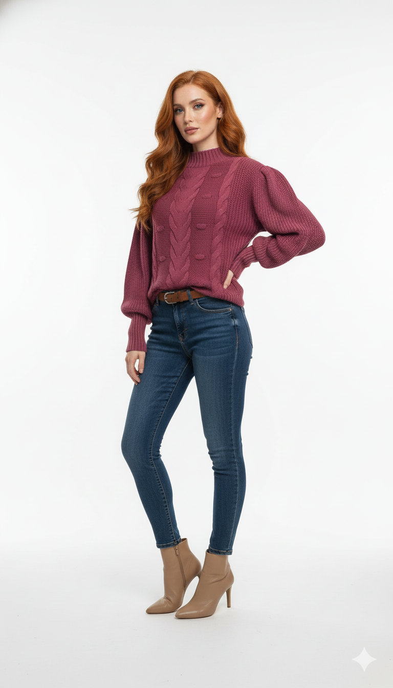 Blusa Trançada Pipoquinha