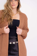 Casaco de Tricot com Ponto Trabalhado