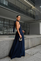 VESTIDO LONGO FRENTE ÚNICA