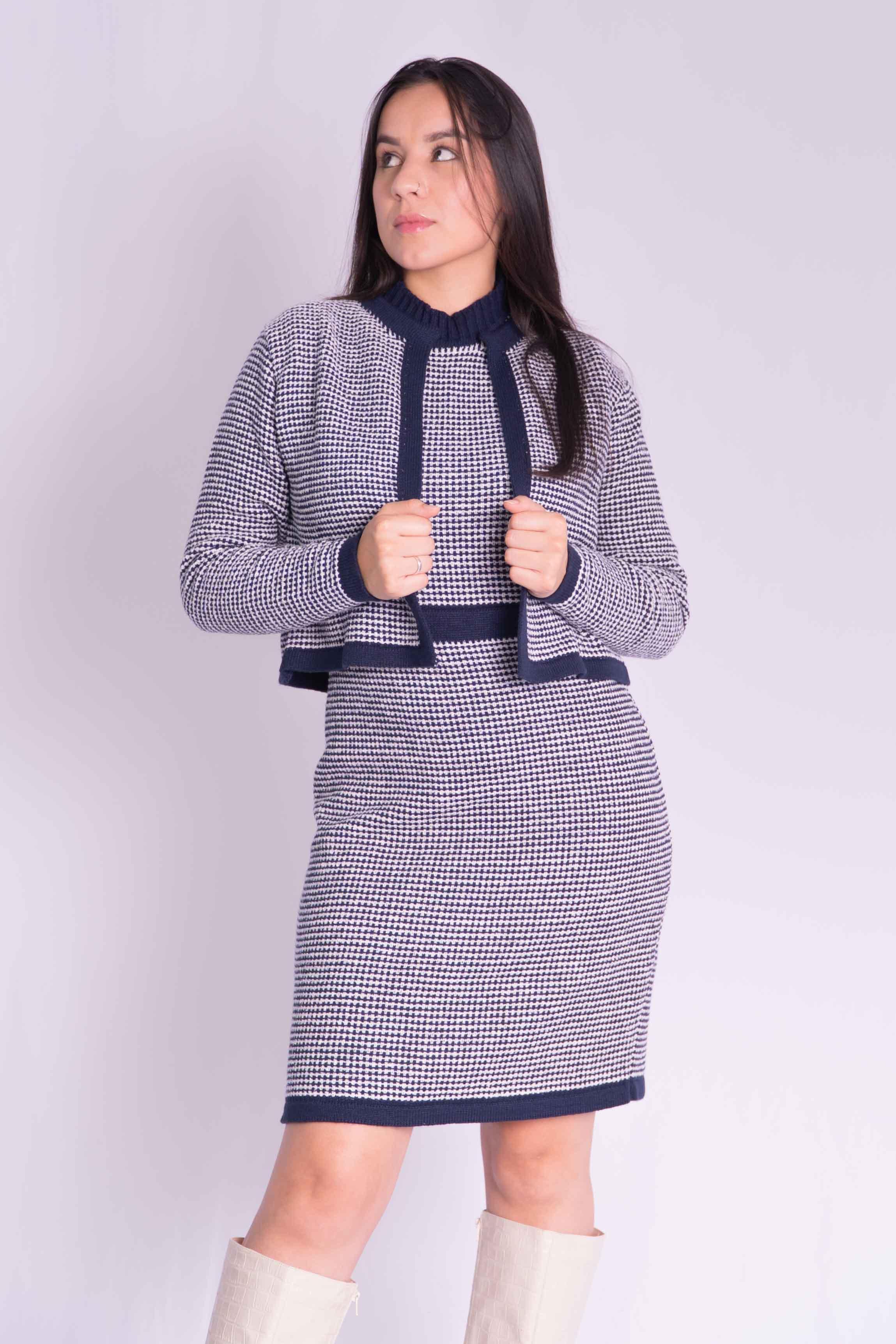 Conjunto Vestido E Casaquinho