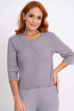 Casaquinho Traçado Botões