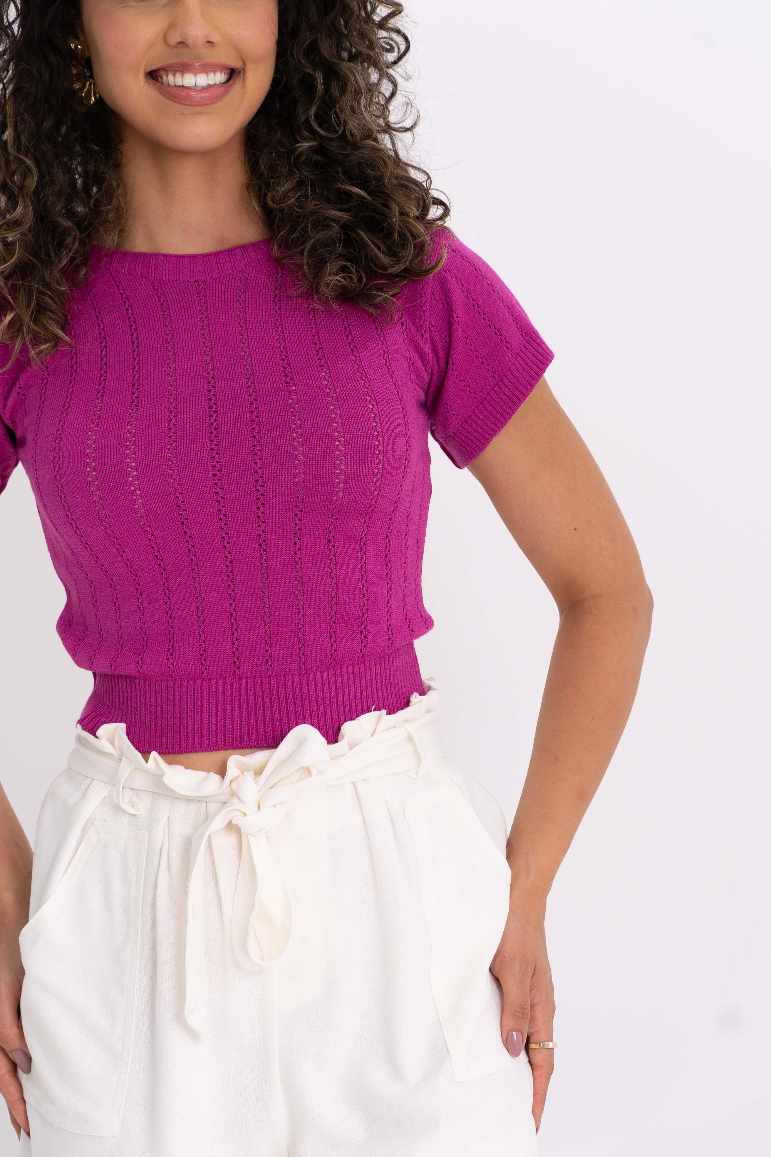 T-Shirt Modal Pontinhos