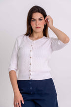 Casaquinho Traçado Botões