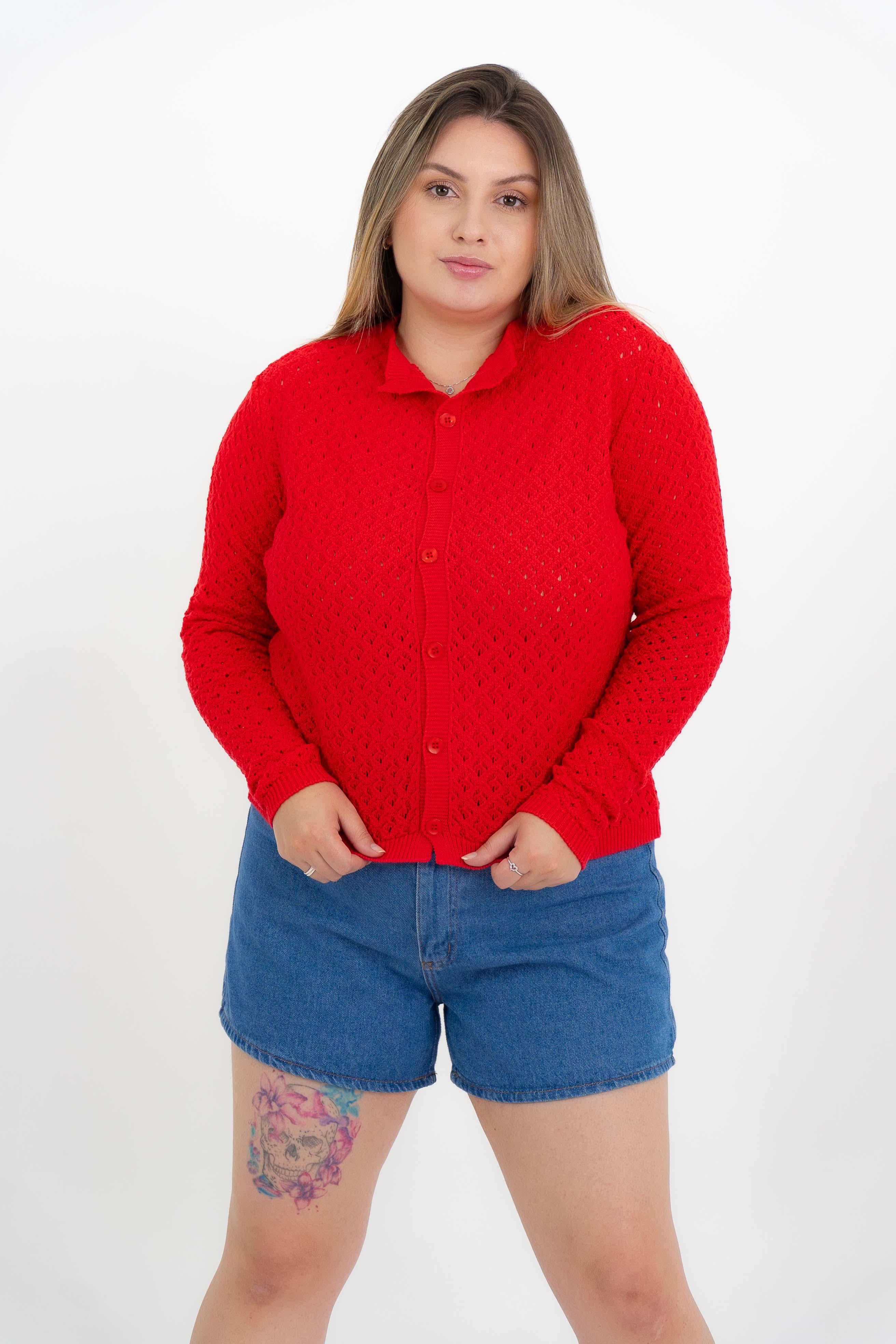 Casaco Modal Rendado