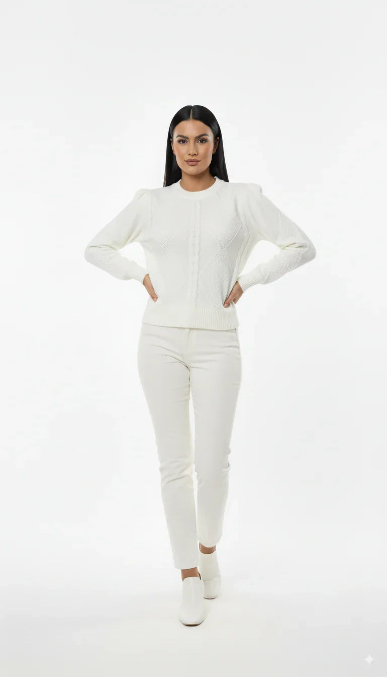 Blusa de Modal Detalhe Losango