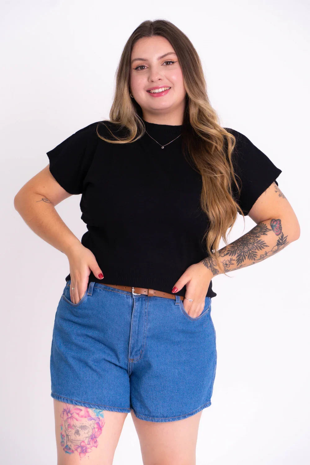 Tshirt Feminina Morcego Modal