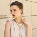 Colar Anjo PVD Ouro Inoxidável E.B.belle