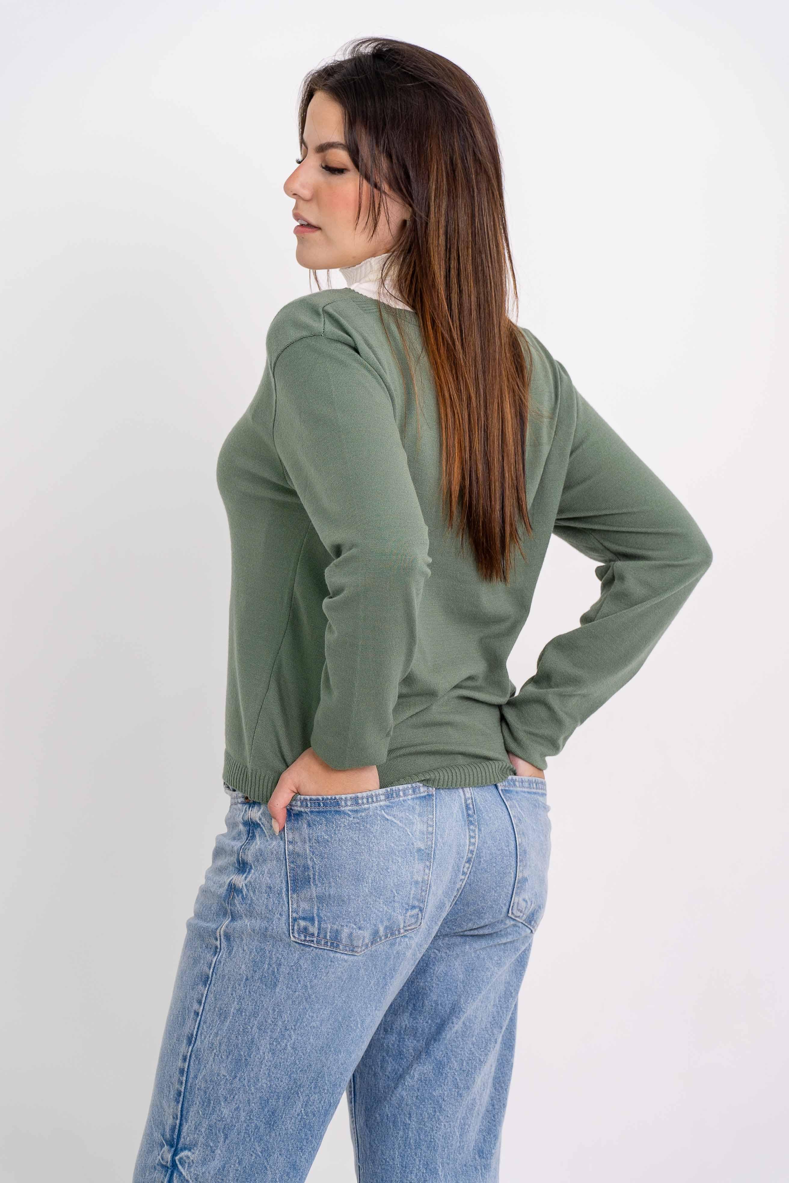 Casaco Básico Botões