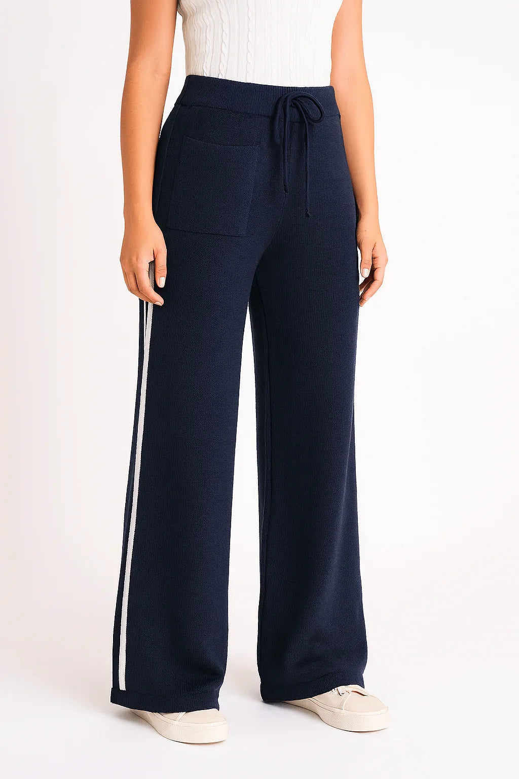 Calça Modal Listrada