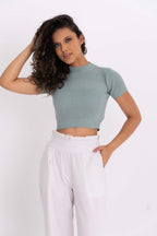 Cropped Tricot Detalhe