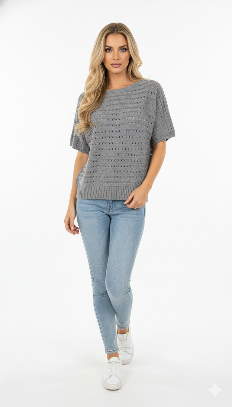 Tshirt Vazadinha de Modal