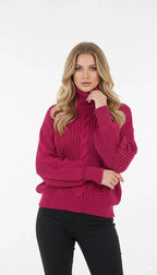 Blusão de Lã Trançado