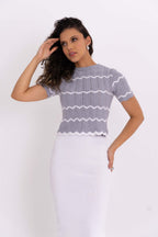 Tshirt Listrada Zigzag