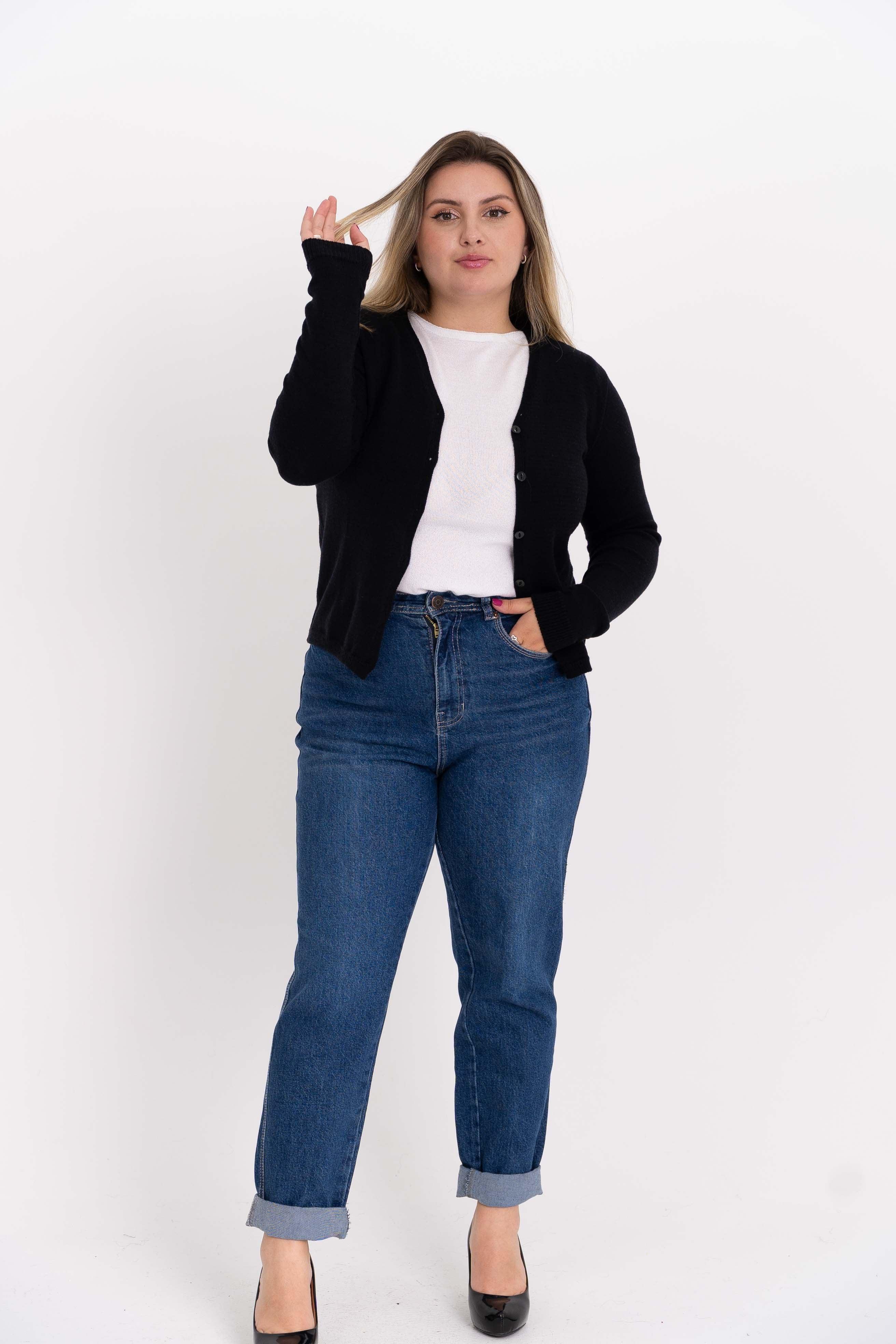 Casaco liso de modal