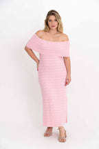 Vestido Ombro A Ombro Ondinhas