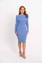 Vestido Canelado Elegance