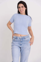 Tshirt Quadradinho Modal