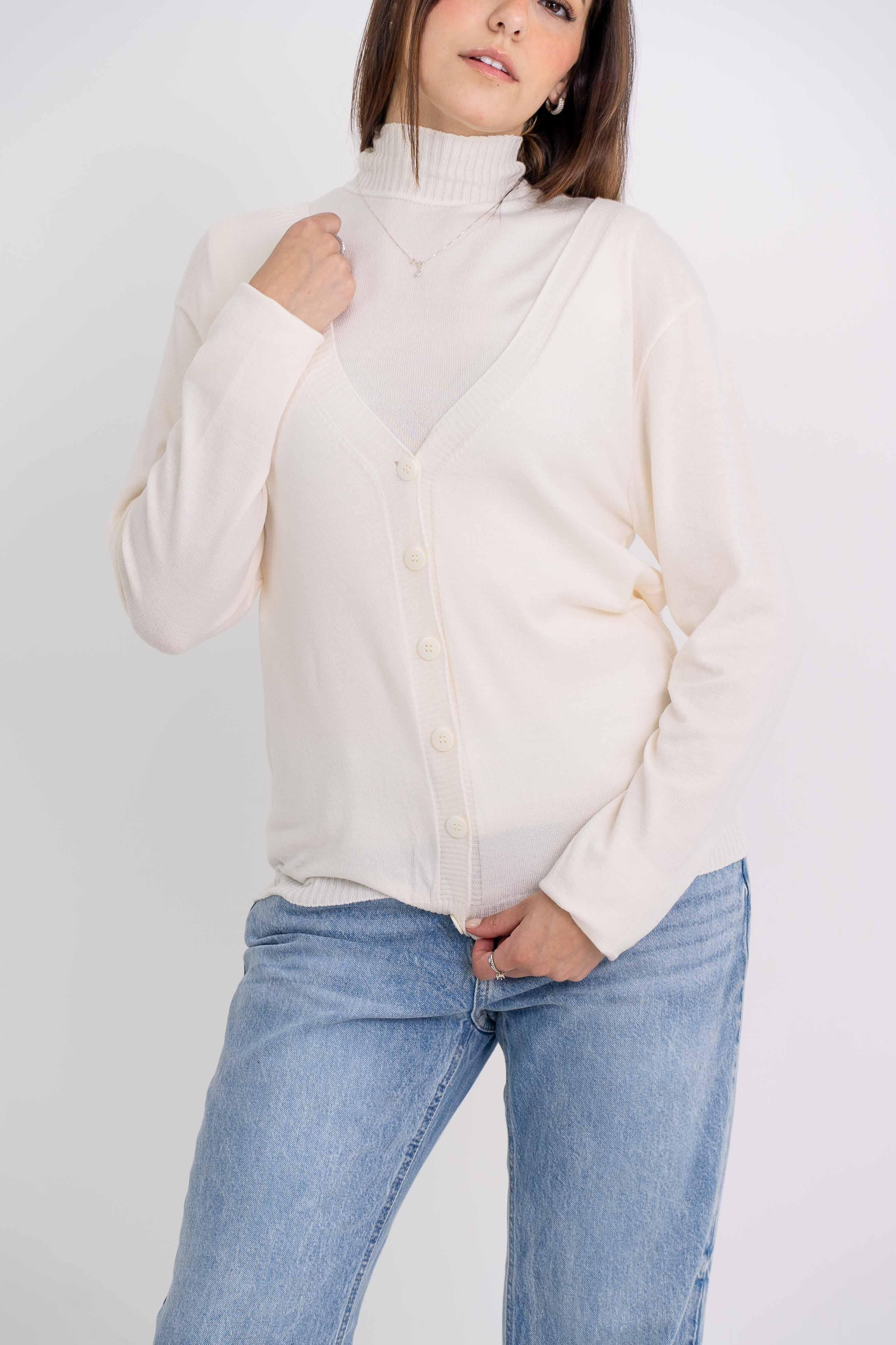 Casaco Básico Botões