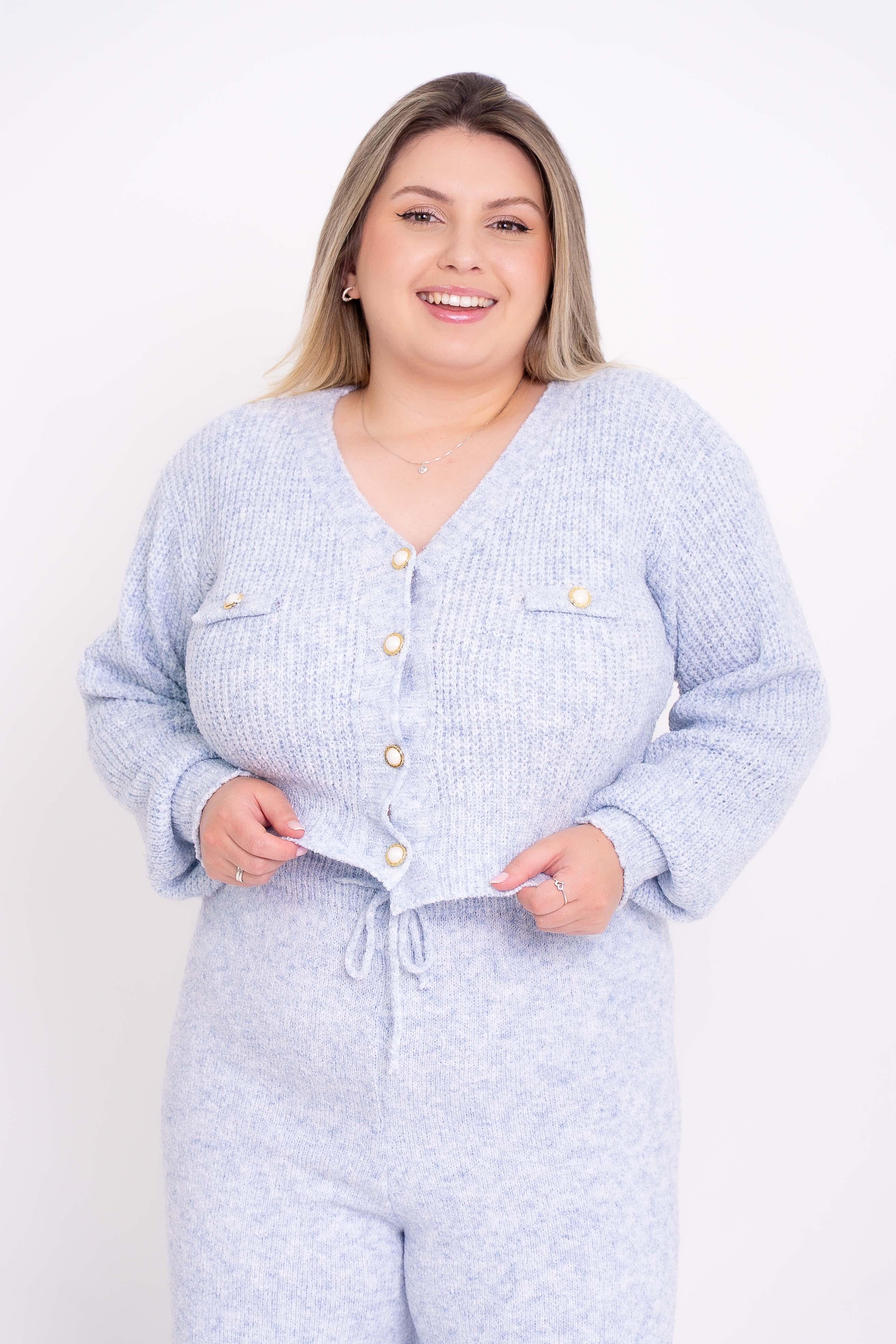 Casaquinho Botões Mousse