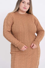 Conjunto Blusa com Saia Trançado