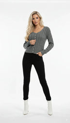 Casaquinho Trançado Furinhos