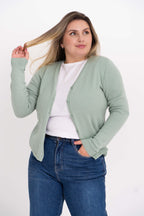 Casaco liso de modal