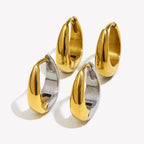 Brincos Pera em Aço Inoxidável