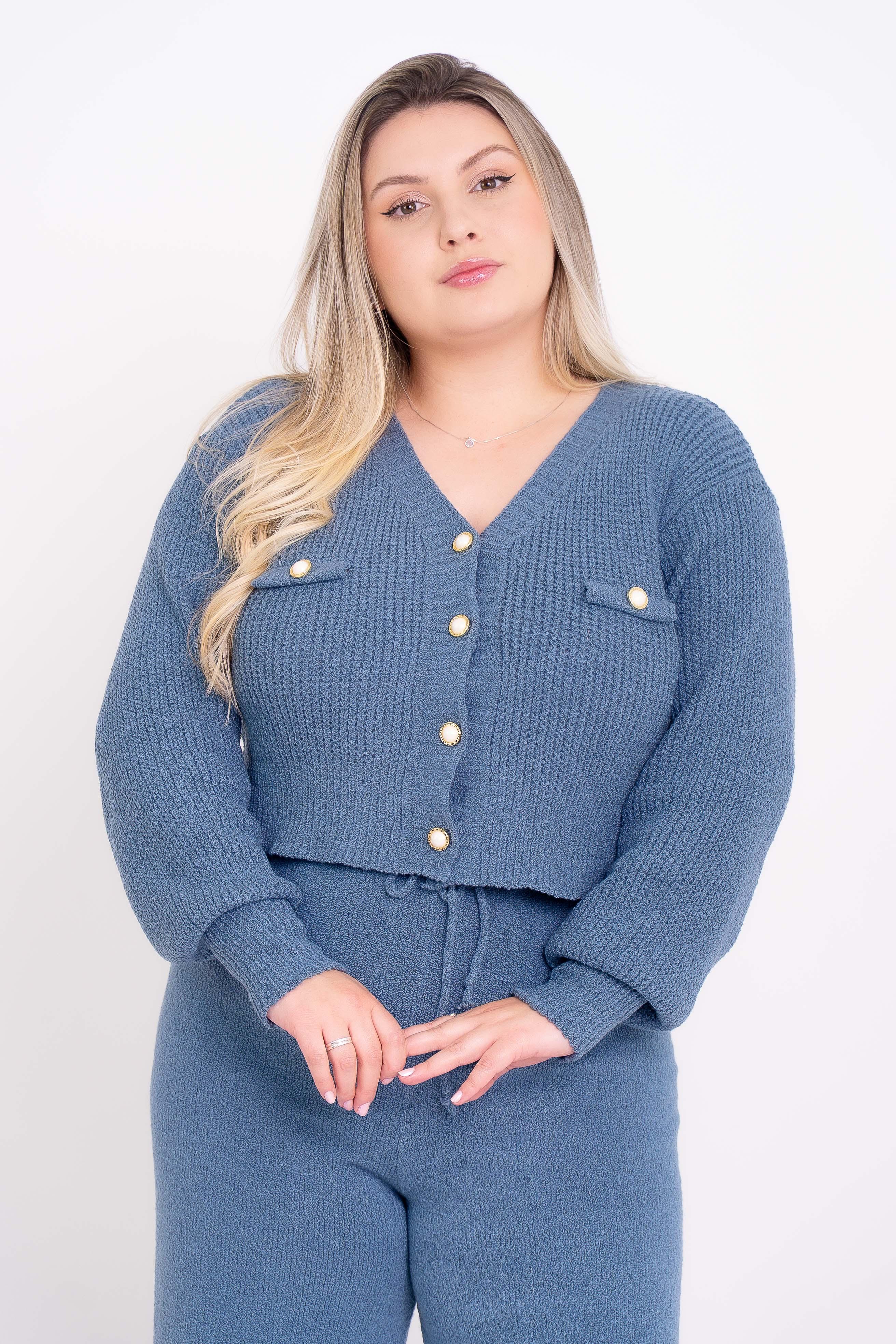 Casaquinho Botões Mousse