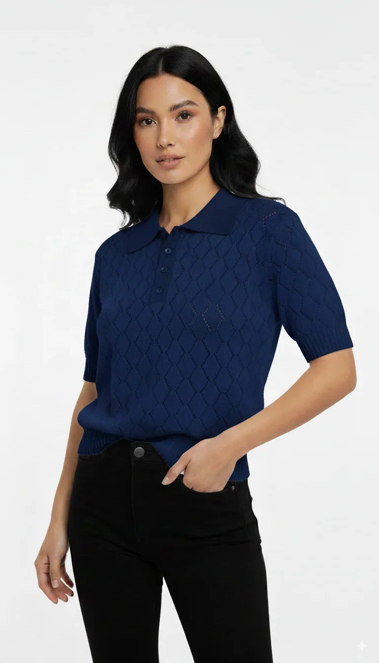 Tshirt Polo Detalhada