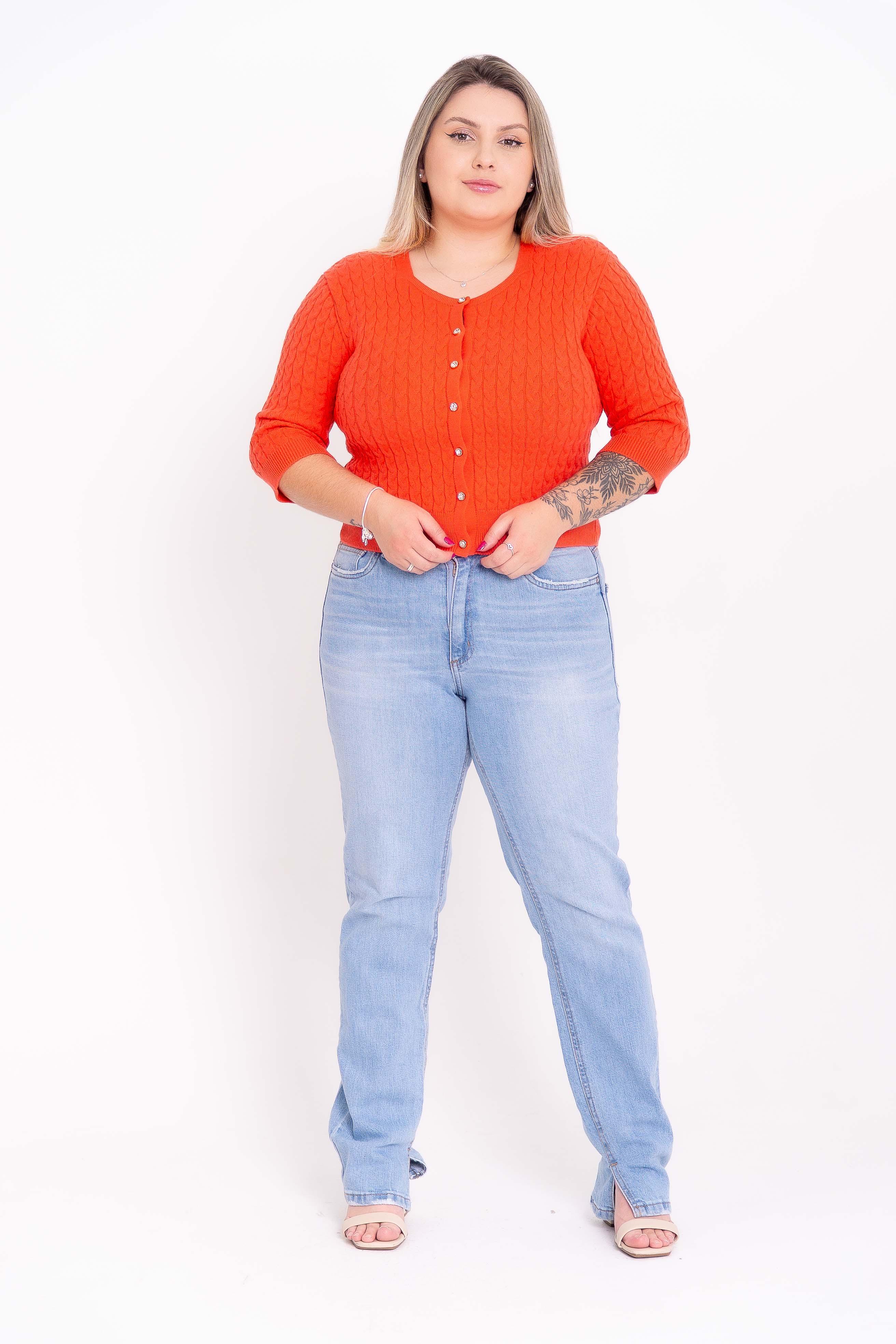 Casaquinho Traçado Botões