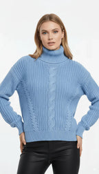 Blusão de Lã Trançado