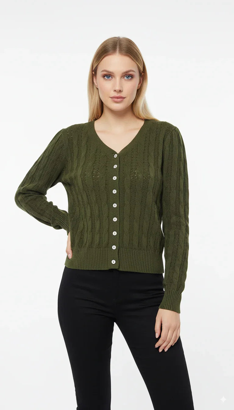 Casaquinho Trançado Furinhos