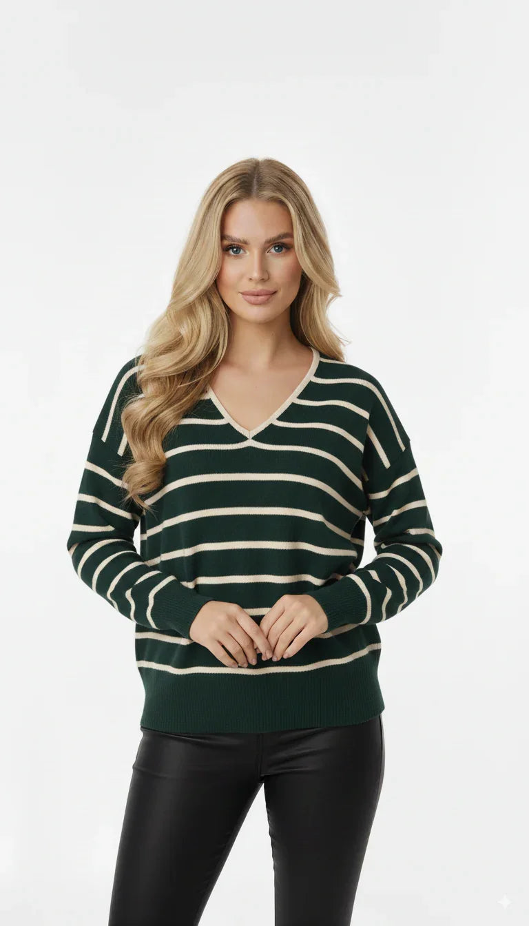 Blusa Listrada Plus Size