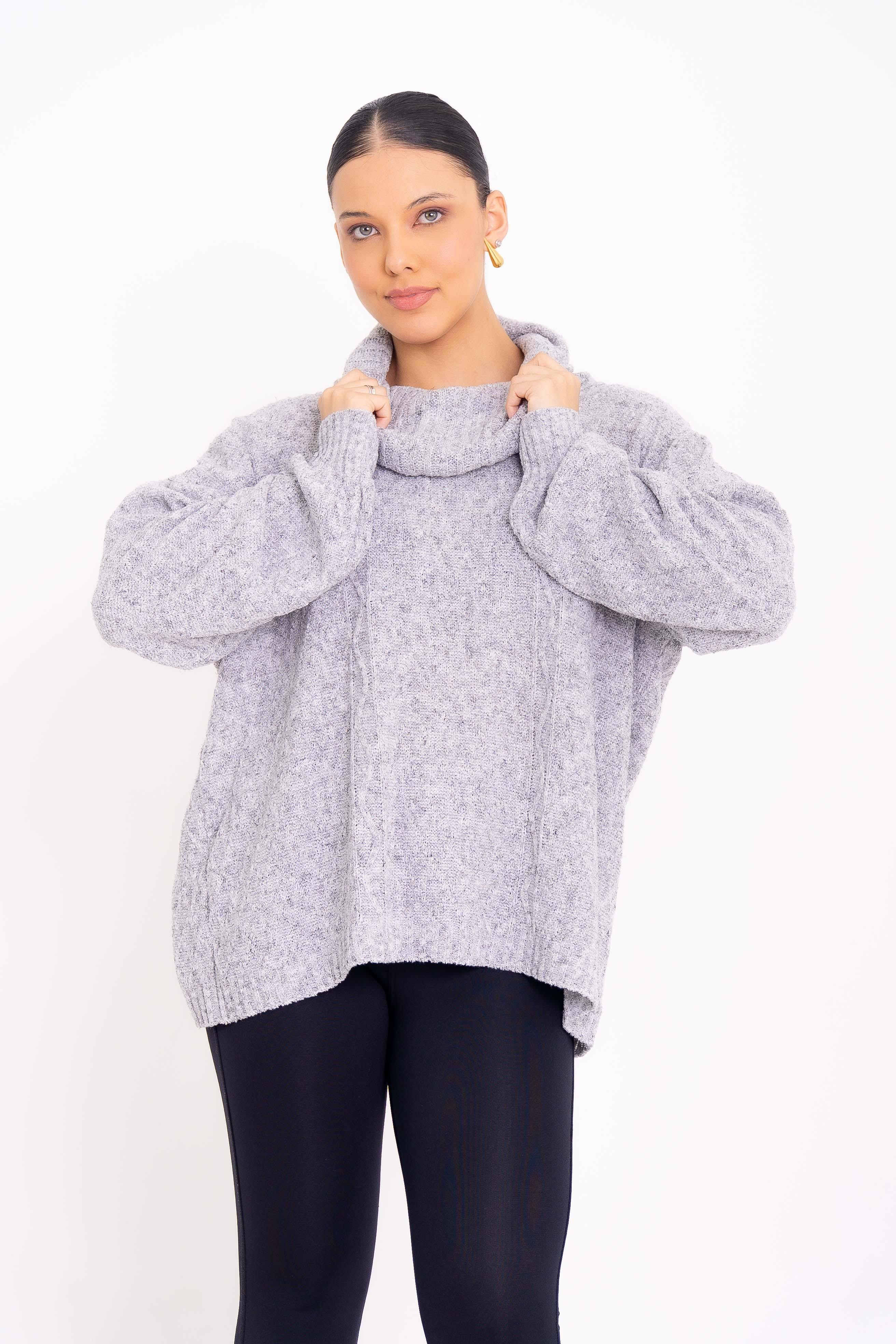 Blusa Plus Size Feminina Gola Alta