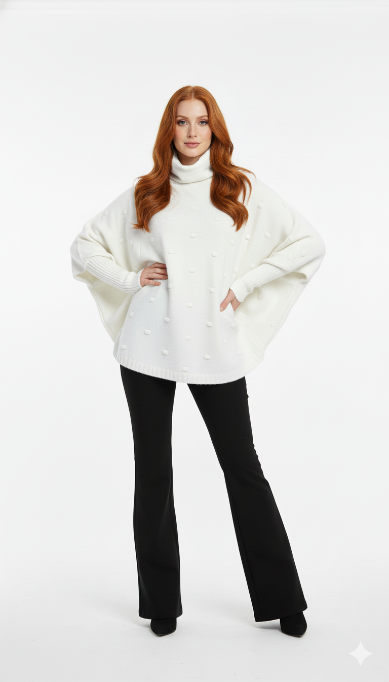 Poncho Pipoca Mousse