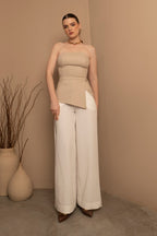 BLUSA S/ ALÇA ASSIMETRIA