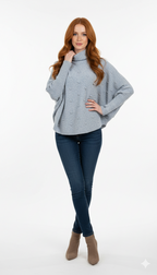 Poncho Pipoca Mousse