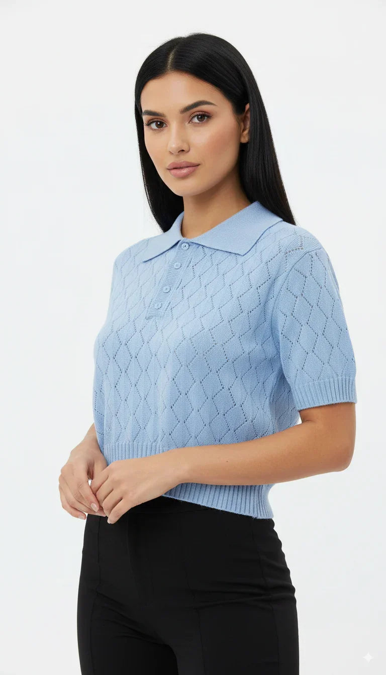 Tshirt Polo Detalhada