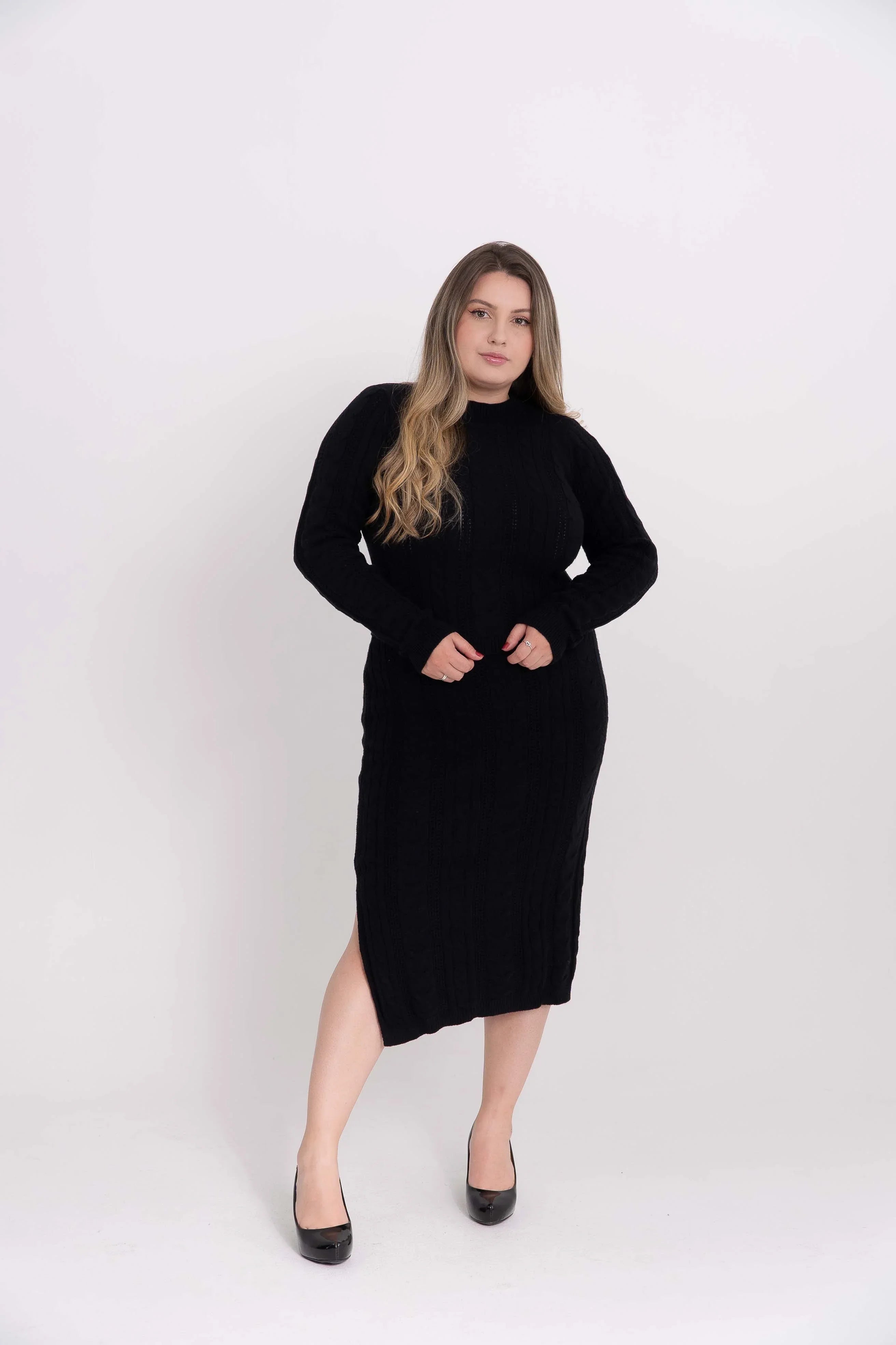 Conjunto Blusa com Saia Trançado