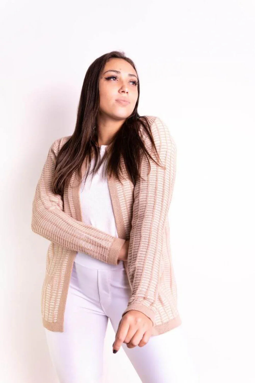 Casaco Detalhado Tijolinho